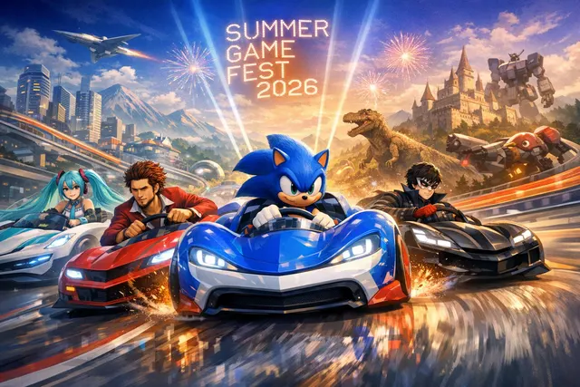 Sonic Racing: CrossWorlds Year 2 crossover announcement featuring Godzilla and Evangelion