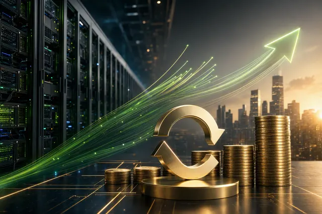 Conceptual illustration for Nvidia’s record share-buyback authorization and AI-driven growth