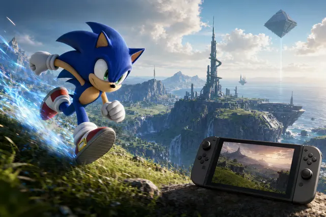Sonic Frontiers Definitive Edition concept image representing the rumored Nintendo Switch 2 release