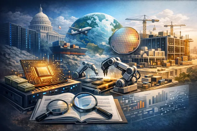 Abstract visualization of AI chips and data center infrastructure representing Google's strategy to challenge Nvidia's dominance.