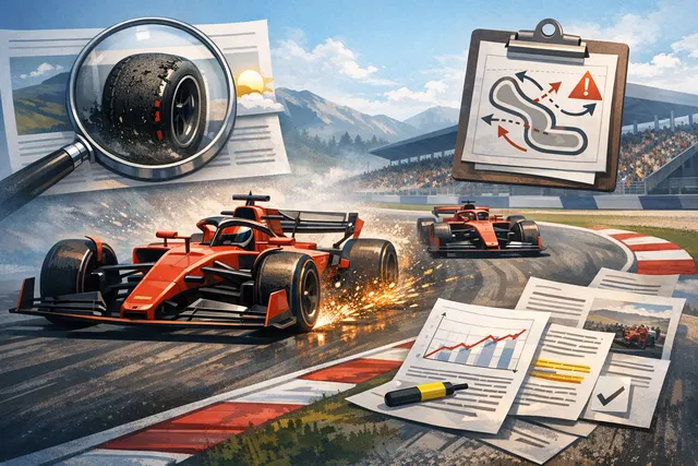 Ferrari F1 car at the Red Bull Ring during the 2026 Austrian Grand Prix