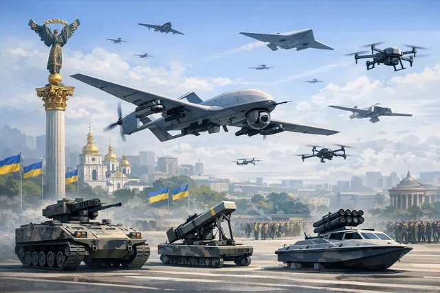 What did Ukraine’s unprecedented drone only military parade on its 35th Independence Day reveal about the transformation of its armed forces