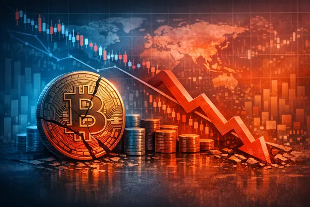 Bitcoin supply in loss crossing 50% bear market capitulation on-chain metric 2026