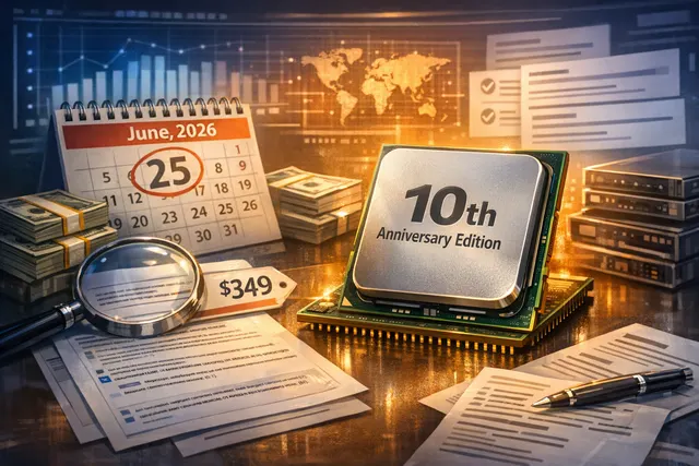 AMD Ryzen 7 5800X3D 10th Anniversary Edition CPU hero image