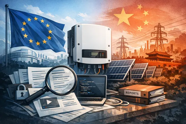 Search & fact check with cited sources for How will the European Union's ban on public funding for Chinese manufactured solar inverters, cit
