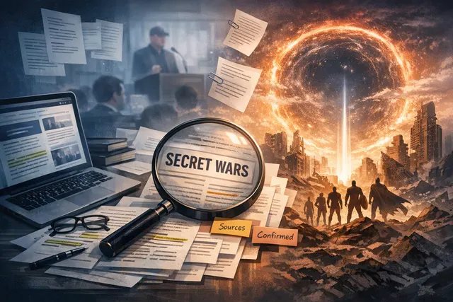 Conceptual image representing Avengers: Secret Wars and the MCU reset