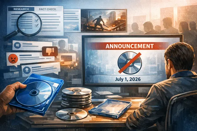 A conceptual digital collage showing a Wolverine claw slash across a PlayStation disc, symbolizing the conflict between Marvel's Wolverine hype and Sony's disc-kill announcement.