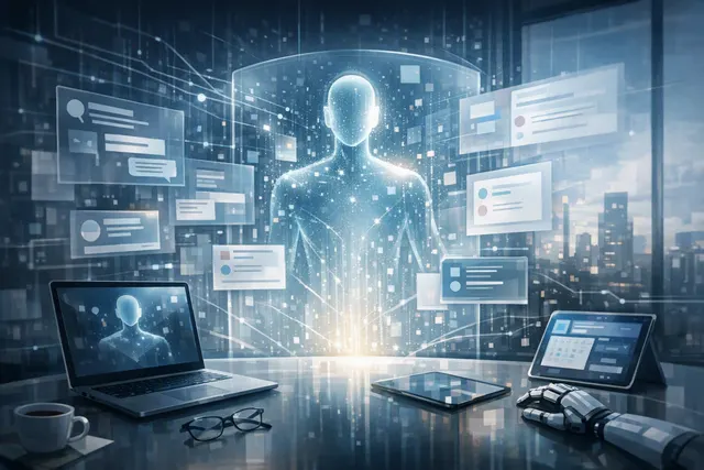 Conceptual illustration of Microsoft Project Aion as a Copilot-centered AI operating system