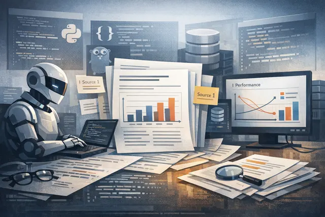 Conceptual visualization of AI coding models being benchmarked for performance and cost efficiency