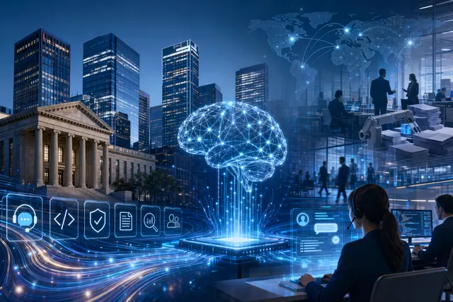 Artificial intelligence systems transforming banking operations and automating financial services