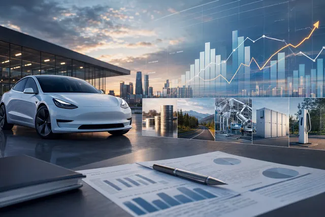 Editorial illustration for Tesla’s third-quarter 2026 earnings results