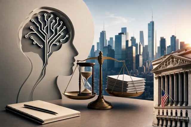 Editorial illustration representing Anthropic’s reported IPO preparations and financing timeline