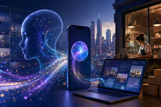 Illustration representing Meta Muse as an AI agent for personal and small-business tasks