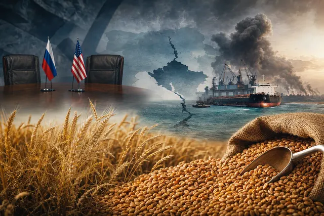 How did the failure of the September 2026 weekend US Russia talks on Ukraine trigger a 3.1% surge in Chicago wheat futures—the largest one d