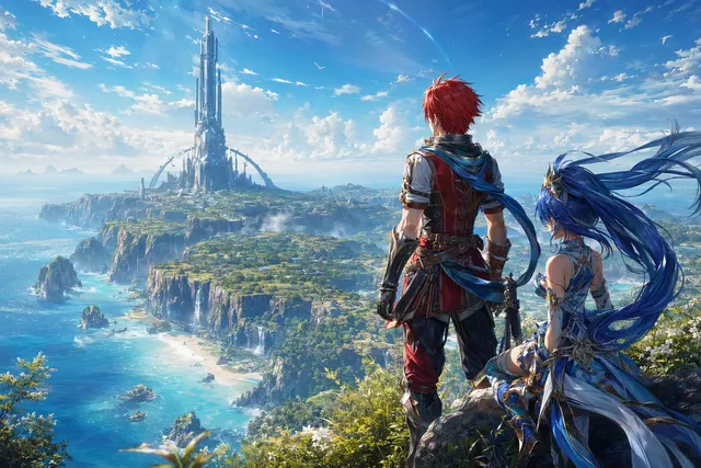 Illustrative editorial image for the Nintendo Switch 2 release of Ys VIII: Lacrimosa of DANA