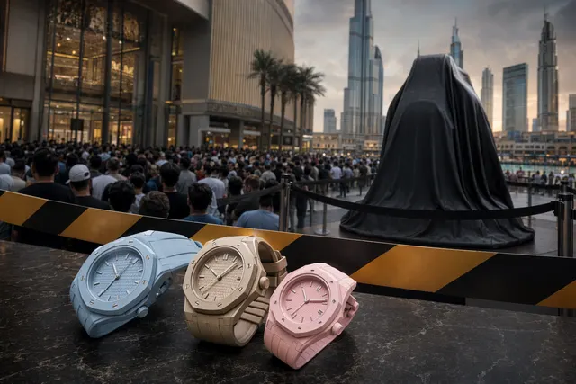 Audemars Piguet x Swatch Royal Pop colorful pocket watch launch frenzy