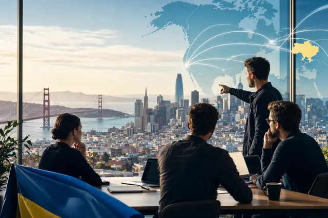 Founders and startup teams collaborating in a Silicon Valley accelerator environment