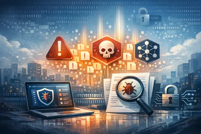 Microsoft June 2026 Patch Tuesday security update concept showing a shield and code