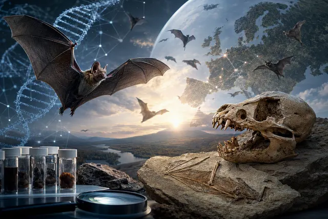 How did the largest combined bat genome and fossil study, published in Nature on September 23, 2026, by the Bat1k consortium’s 137 researche