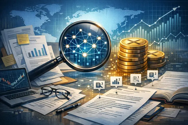 XRP Ledger on-chain activity and price divergence chart with RLUSD stablecoin milestone