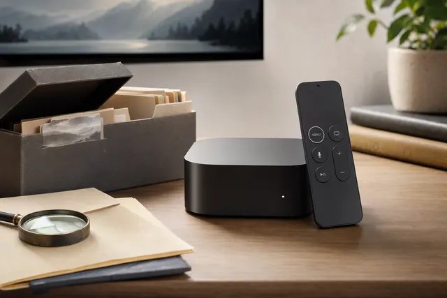 Illustrative image accompanying an article about Apple’s vintage designation for the 2017 Apple TV 4K