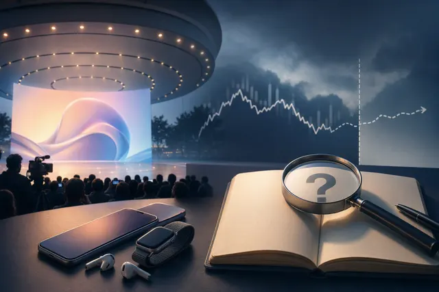 Editorial illustration of Apple’s September 2026 iPhone launch and its market implications