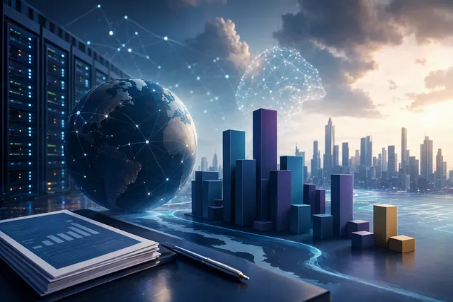 How did global tech company borrowing for AI change in September 2026 compared with August, June’s record issuance, and year to date borrowi