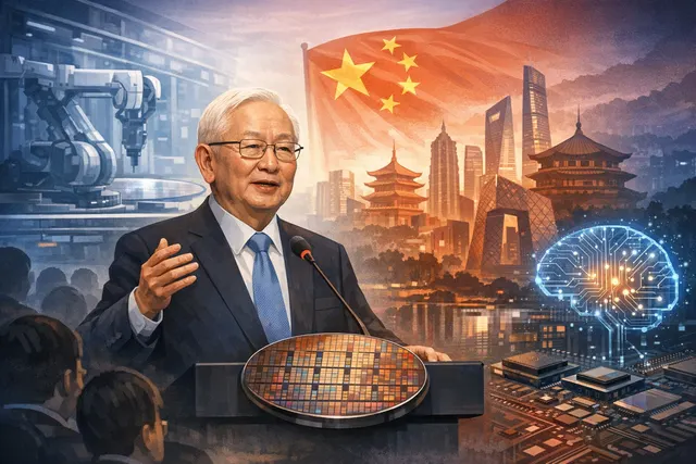 TSMC Chairman C.C. Wei speaking at the annual shareholders' meeting on June 4, 2026, discussing competition from mainland Chinese chip rivals and AI-driven growth outlook.