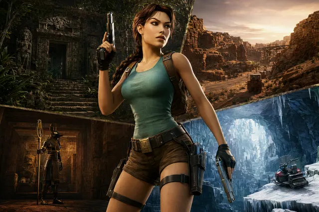 Lara Croft from Tomb Raider I–III Remastered trilogy bundle