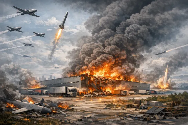 What happened during Russia’s three day drone campaign against Ukraine on August 27–29, including the strike on a warehouse in Myla near Kyi