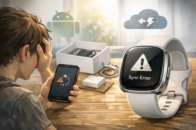 Fitbit Air screenless fitness tracker with Google Health app pairing issues on Android