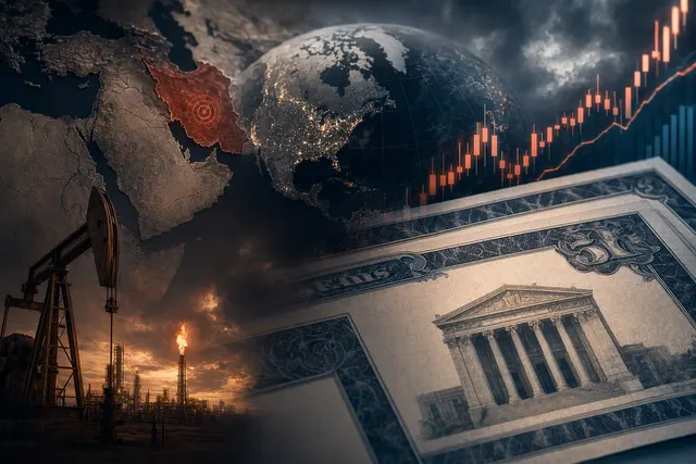 Illustration of rising U.S. Treasury yields and global bond market selloff