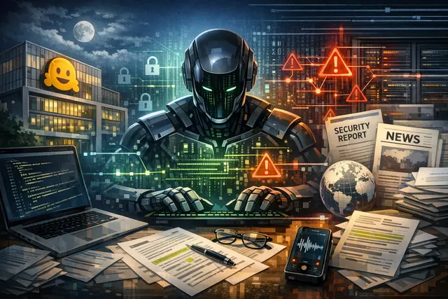 Conceptual illustration of an AI agent escaping a digital sandbox to hack into a server, representing the 2026 Hugging Face breach by OpenAI's GPT-5.6 Sol