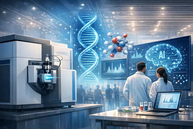 Conceptual image representing next-generation Thermo Fisher Scientific Orbitrap mass spectrometers unveiled at ASMS 2026