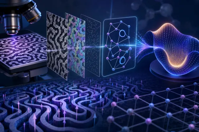 Visualization of maze-like magnetic domains analyzed using an AI-driven entropy-extended Ginzburg–Landau model