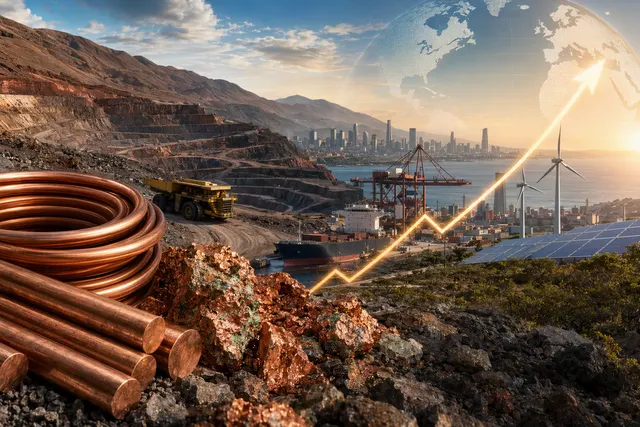 Copper mining and global demand drivers such as electric vehicles, energy transition infrastructure, and AI data centers