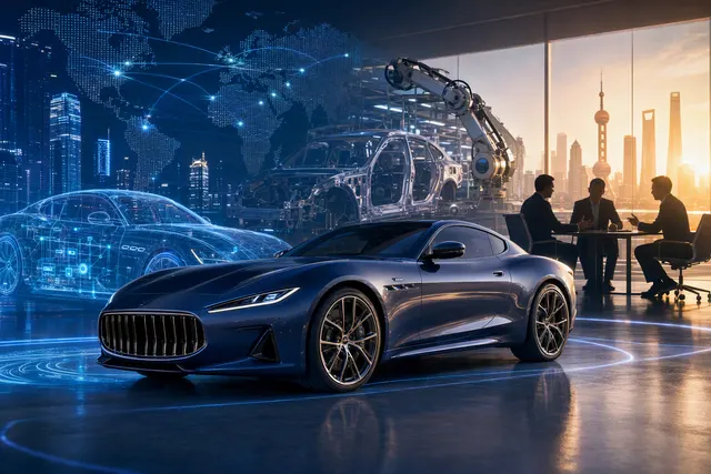 What are Stellantis’s advanced negotiations with Huawei and JAC Group to revive Maserati—including the planned integration of Huawei’s Harmo