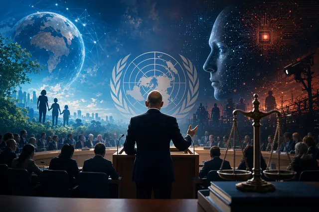 What did U.N. High Commissioner for Human Rights Volker Turk say in his first address after winning an unprecedented second four year term a