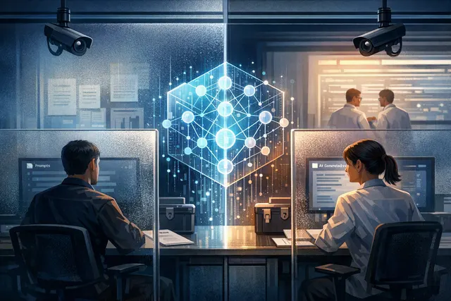 Illustration of a confidential computing enclave testing a Gemini AI model against hidden safety benchmarks