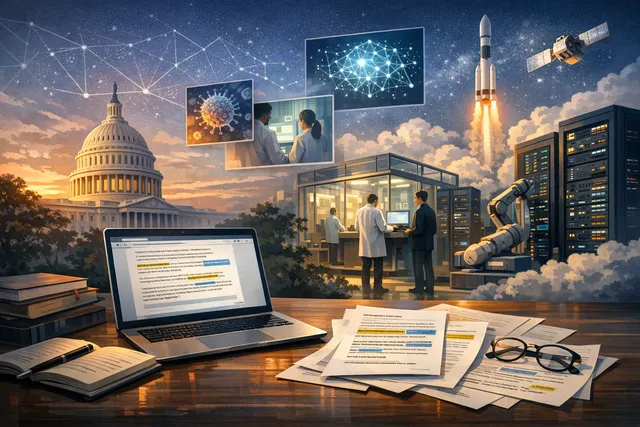 AI-generated editorial illustration for Intercept, a $500M nonprofit backed by Stripe, Anthropic, and OpenAI to combat respiratory infections