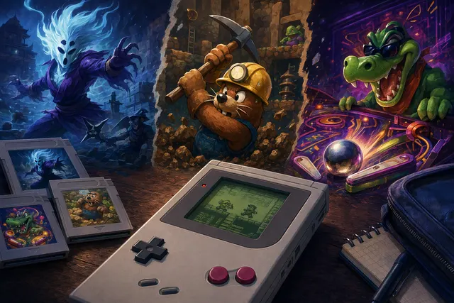 Illustrative AI-generated artwork for three Game Boy games coming to Nintendo Switch Online