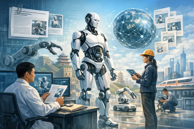 Nvidia robotics humanoid AI illustration