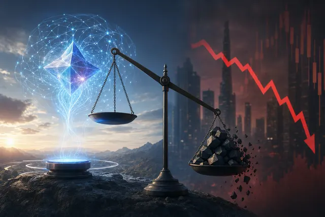 Editorial illustration accompanying analysis of Alphabet shares and Gemini 4 Argon