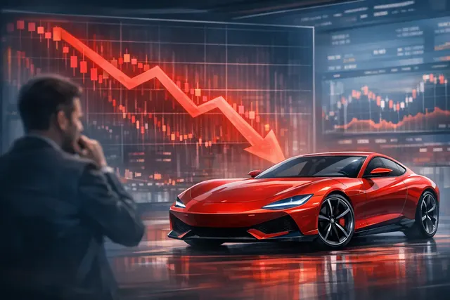 Ferrari Luce EV reveal triggering stock market decline and brand identity crisis