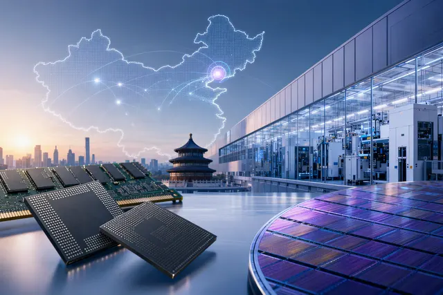 Illustrative AI-generated image accompanying an article about CXMT’s DRAM production and possible NAND expansion