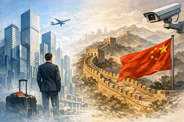 What is causing private banks like UBS, HSBC, and Standard Chartered to postpone events in mainland China and discourage staff travel, what