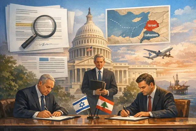 Search & fact-check with cited sources for What is the framework agreement signed between Israel and Lebanon, what does it contain regarding