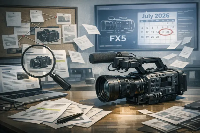 Sony FX5 and RX10 V camera announcements July 2026