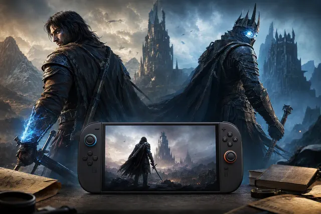 Middle-earth: Shadow Bundle artwork for the Nintendo Switch 2 release