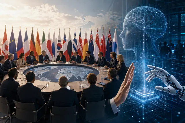 What prompted Singapore, the European Union and 19 other countries to issue their Sept 21, 2026 joint declaration on human control and inter
